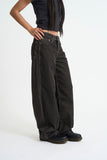 Heavy warm corduroy wide pants