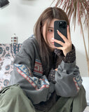 Hysteric Dyeing Crop Hoodie