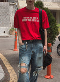Poit Lettering Short Sleeve T-shirt