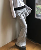 Buell Tiered Bootcut Skirt Pants