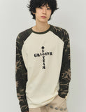 OF CROSS Camo Raglan Long Sleeve T-Shirt