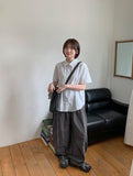 Cuman Summer Stripe Short Sleeve Shirt
