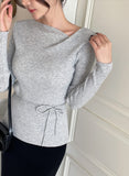 Luna Diagonal Unbalance Rib Knit (Strap Set)