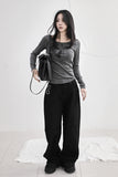 Utility loop wide pants