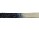 Gradient eyelet denim belt