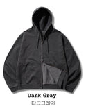 Pigment Waffle Lining Hood Zip-Up