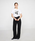 FOR DAYOUT Logo Butterfly Slim Short Sleeve Tee