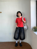 [unisex] Dehas Washing Denim Bermuda Pants