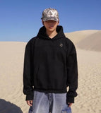 (MADE) CROP INCISION HOODIE