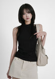 Side zipper mini skirt