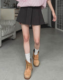 Tiba pleats mini skirt