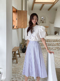 Feud Flared Banding Long Skirt