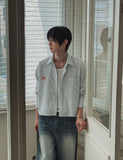 [PLAN MADE/MADE] 2plan Summer Stripe Crop Shirt