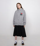 Small I Heart Smile GR Hood Zip-up