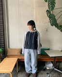 Econde Hidden Banding Light Blue Denim Pants