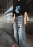 System Printing Over Short Sleeve Tee