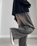 Redteen cutting wide denim