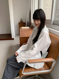 Dilmecca Frill Long Sleeve Shirt Blouse