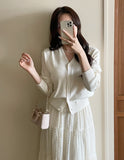 Elvia Lace Surgical Tiered Banding Skirt