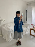 [unisex] Neico Denim Over Short Sleeve Shirt