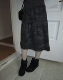 Deron Military Camo Midi Skirt