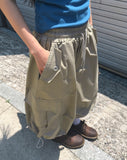 Neyo two-way string cargo bermuda pants