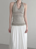 Illif Ruffle Scarf Sleeveless