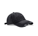 Dark Embroidered Vintage Ball Cap