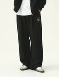 LUCKY-RABBIT Training Pin Tuck Wide Pants