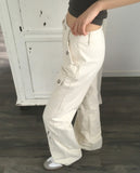 Moody cut pocket bootcut pants