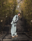 Kinder balloon snap baggy pants