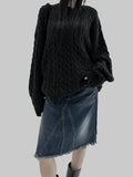 REMEME denim midi skirt