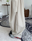 Jedi Curved Pintuck Nylon Pants