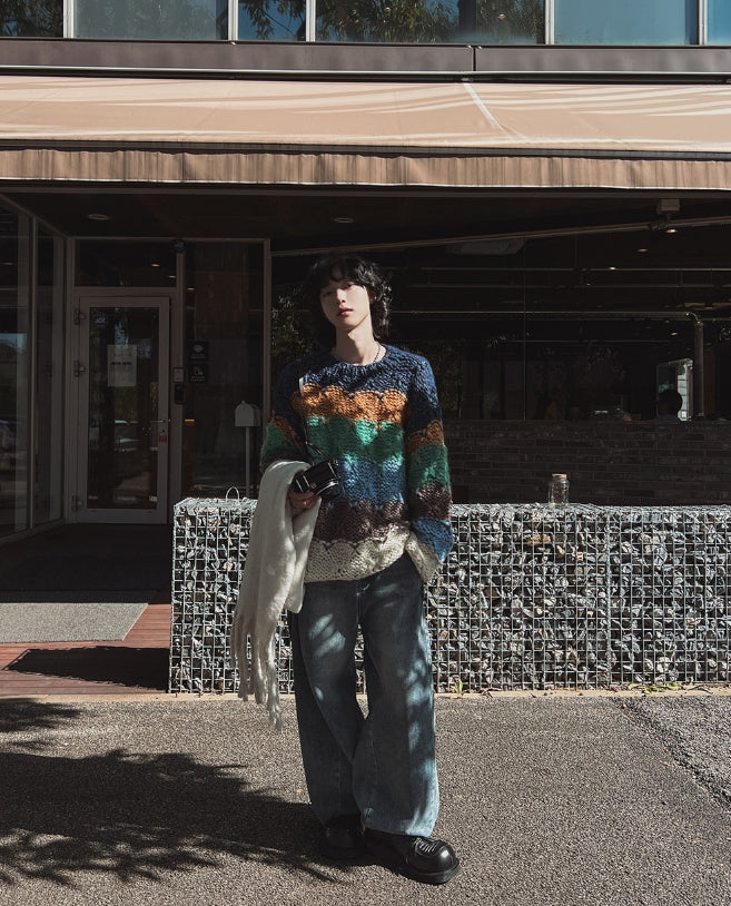 デニム・ジーパン IONSEOUL Autumn Snap Balloon Wide Denim 2plan (ツープラン) - オータムスナップバルーンワイドデニム
