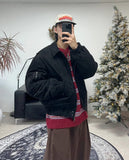 Rica Suede Quilted Flight Jumper