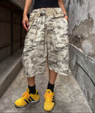 Off military cargo bermuda pants
