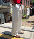 Port One Tuck Bio Cotton Slacks