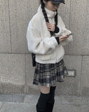 Jad mink fur zip-up