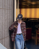 Posi Smooth Overfit Check Shirt