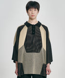 Paneled Two-Tone Polo Shirt