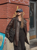 Mute Half Leather Jacket