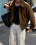 French suede jacket