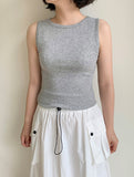 Tekong Basic Color Rib Sleeveless
