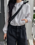 Summer Dot Rain Crop Hood Jumper