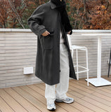 Benji wool balmacaan coat