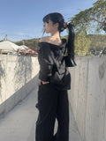 Heavy Damage Black Denim