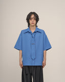 [LAN ARCHIVE][SETProduct] Ocean denim tie half shirt