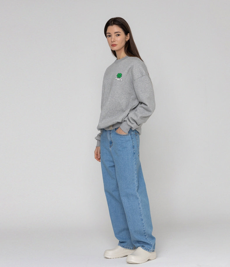 【GRAVER】23FW★ Clover Board Sweatshirt Clover board sweatshirt - GRAVER | 60% - Asian Fashion