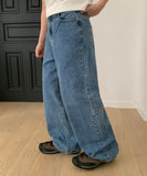 Sude Wide Denim Pants