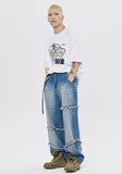 TRIPLE DAISY MIXED LOGO TEE SHIRT